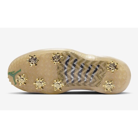 Size 10 Nike Air Jordan 12 XII Golf Shoes 2022 Masters Edition DM0106-117 - Picture 6 of 8